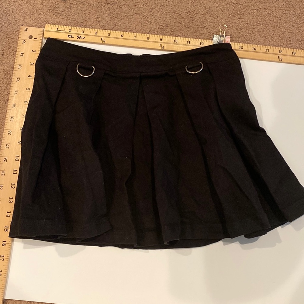 Black skirt with silver detail